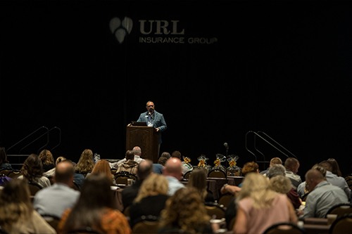 A photo from the 2025 AEP Medicare Connections Conference carrier presentation at the Hershey Lodge.